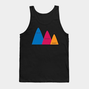 Papa Mama Baby Tank Top